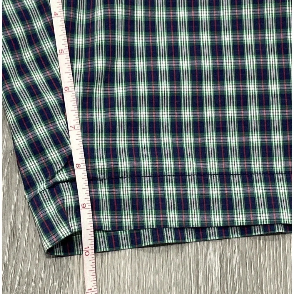 POLO GOLF Ralph Lauren Shorts Red Blue Green Plaid Preppy‎ Crest Men's Size 40